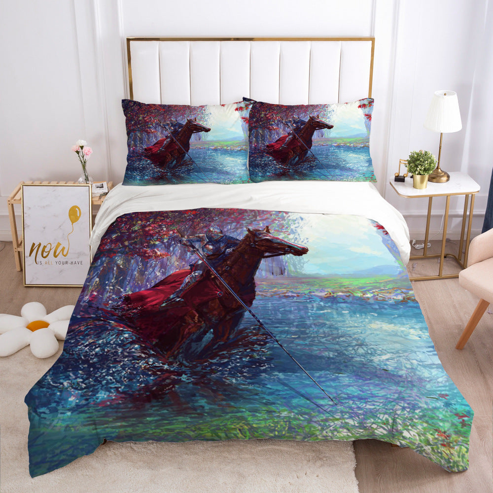 Creative 3D Digital Printing Bedding Wholesale Amazon Cross-Border E-Commerce Ebay On Behalf Of