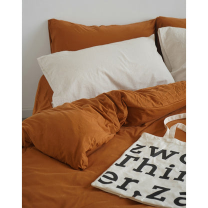 Caramel Knitted Cotton Skin-Friendly Nude Bedding