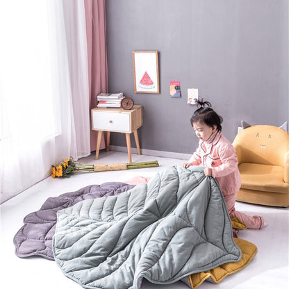 Nouveau produit Tapis de sol multifonctionnel en forme de feuille Tapis Couverture pour enfants