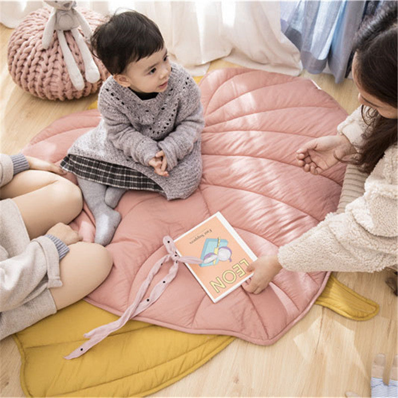 Nouveau produit Tapis de sol multifonctionnel en forme de feuille Tapis Couverture pour enfants