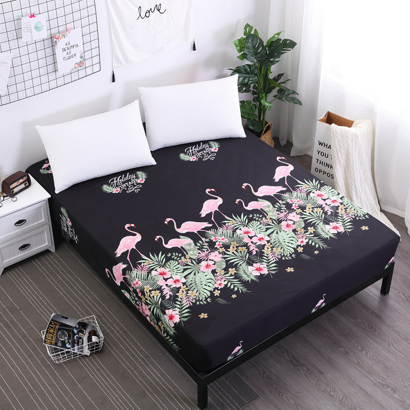 Sábana de cama impermeable con estampado de cama de AliExpress, funda de cama a prueba de polvo, funda de colchón a prueba de humedad, funda de cama para bebé