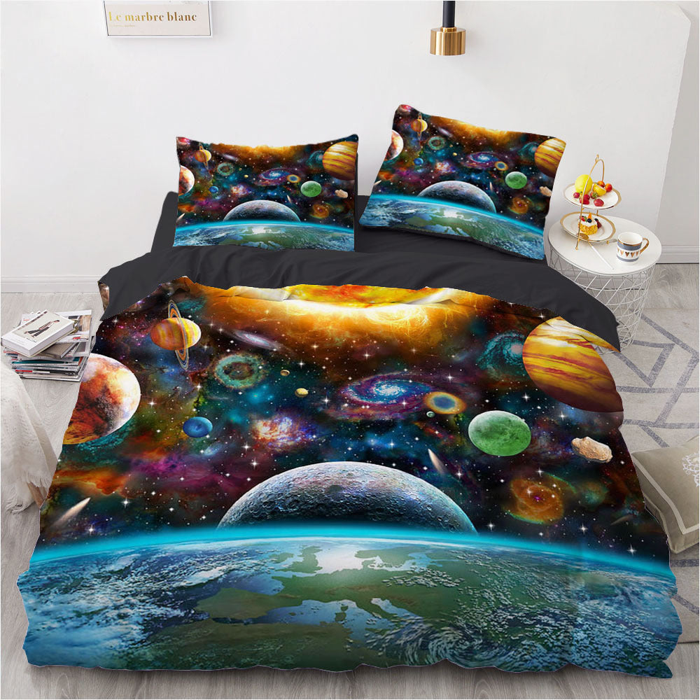 Digital Bedding And Home Textile 3-piece Set