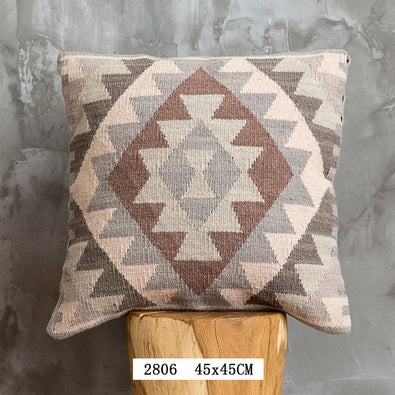 Nordic Pillow Hard Wool Pakistan Imported Handmade Bohemian Retro Pillow