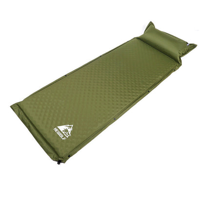 Coussin gonflable automatique simple en éponge épaisse de 5 cm pour loup mâle, matelas de couchage pour tente extérieure résistante à l'humidité, matelas gonflable pour pause déjeuner