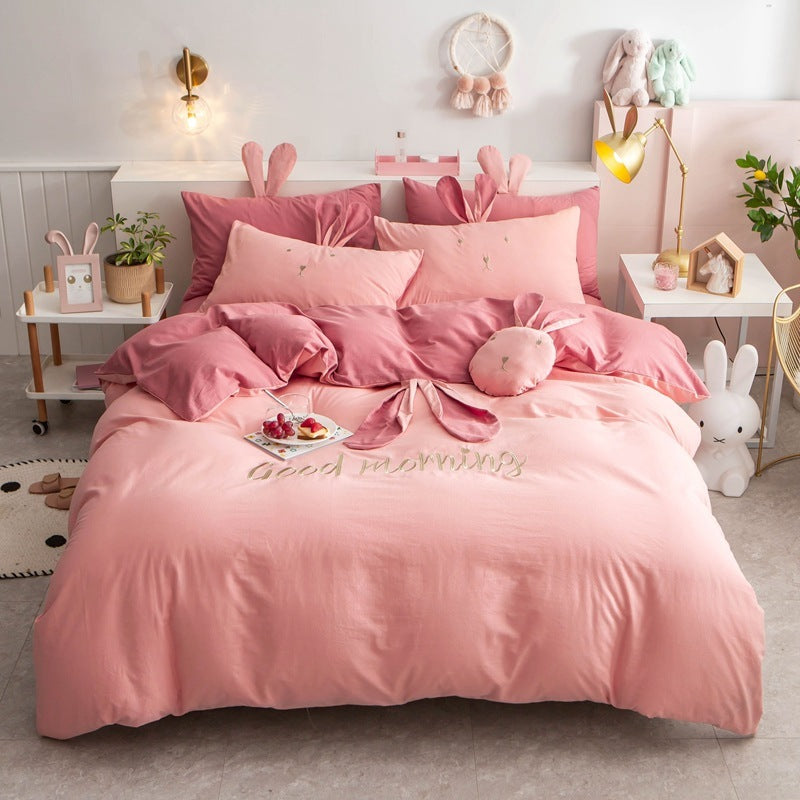 Princess Style Spring And Summer Girl Heart Quilt Bedding