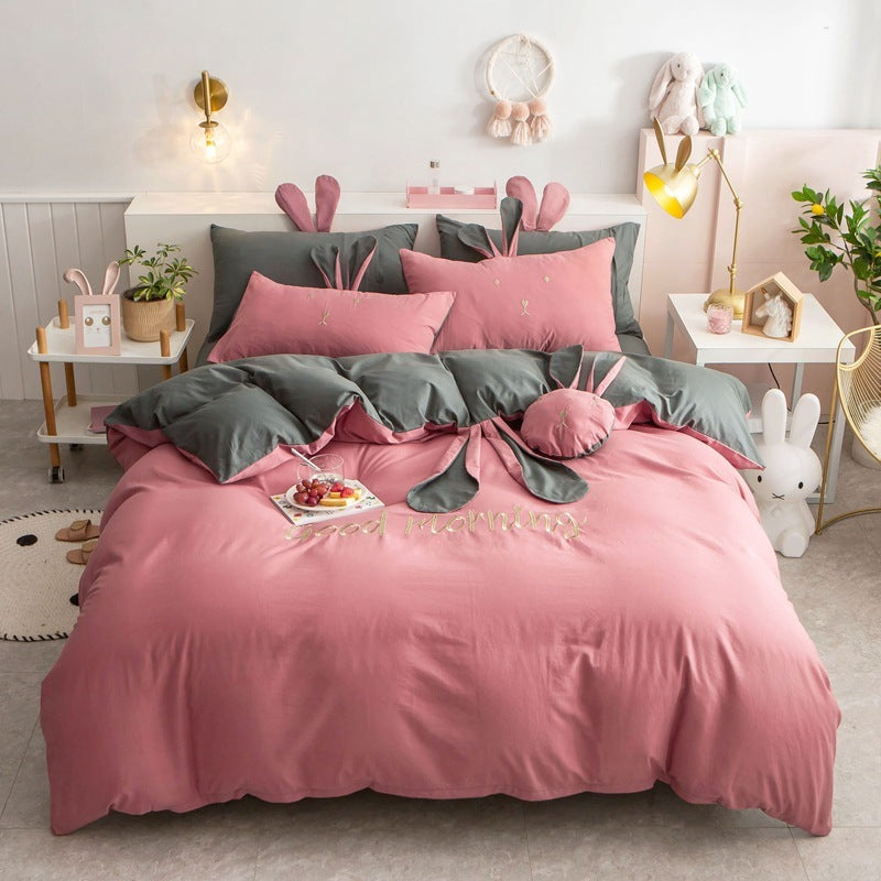 Princess Style Spring And Summer Girl Heart Quilt Bedding