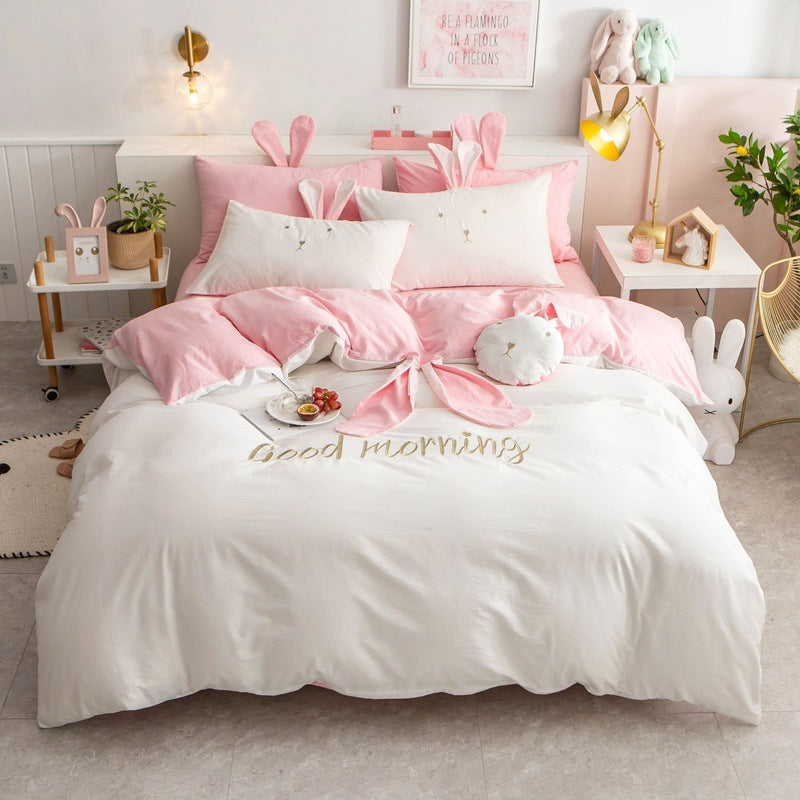 Princess Style Spring And Summer Girl Heart Quilt Bedding