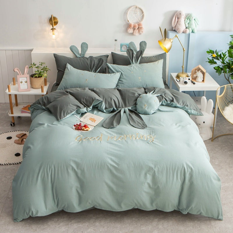 Princess Style Spring And Summer Girl Heart Quilt Bedding