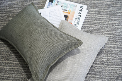 Gray-green Back Cushion Cotton And Linen Pillow Nordic Pillow-like Lumbar Pillow