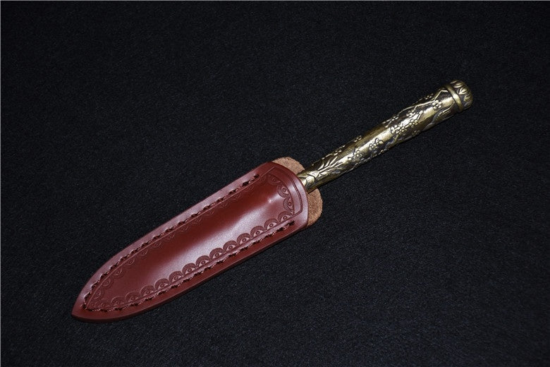 Longquan Tea Knife With Copper Handle