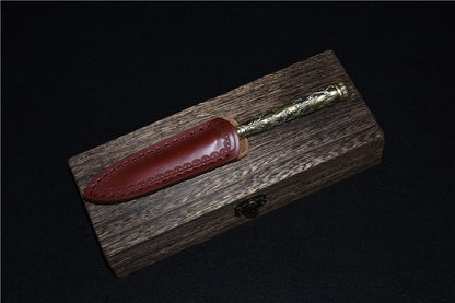 Longquan Tea Knife With Copper Handle