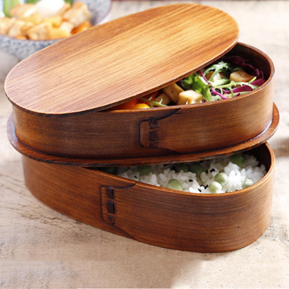 Japanese style cedar bento box