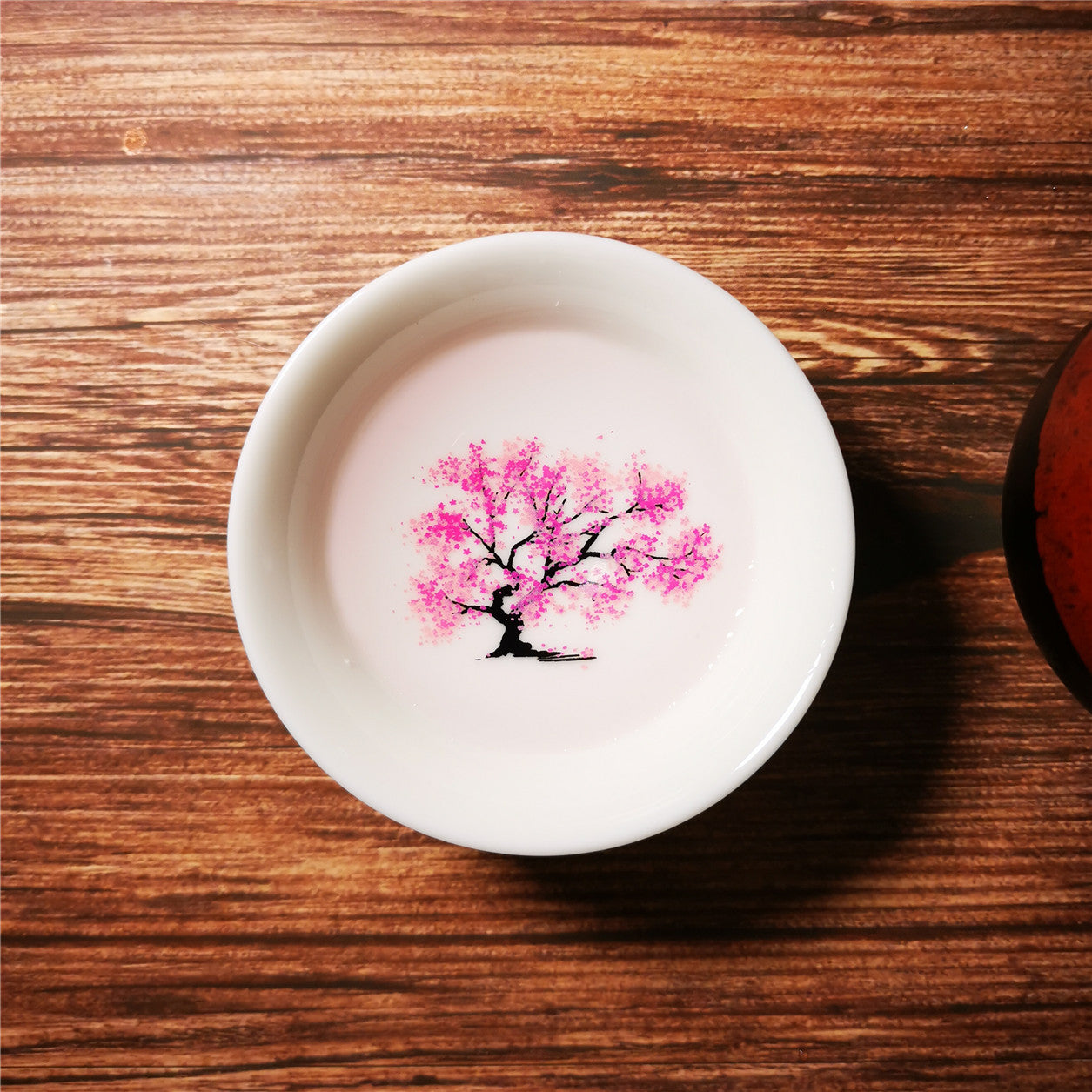 Tasse à thé magique Sakura japonaise à changement de couleur à température froide, tasse à thé avec affichage de fleurs