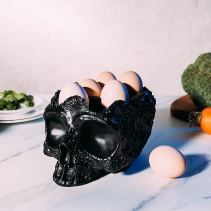 Gothic Halloween Resin Craft Egg Holder