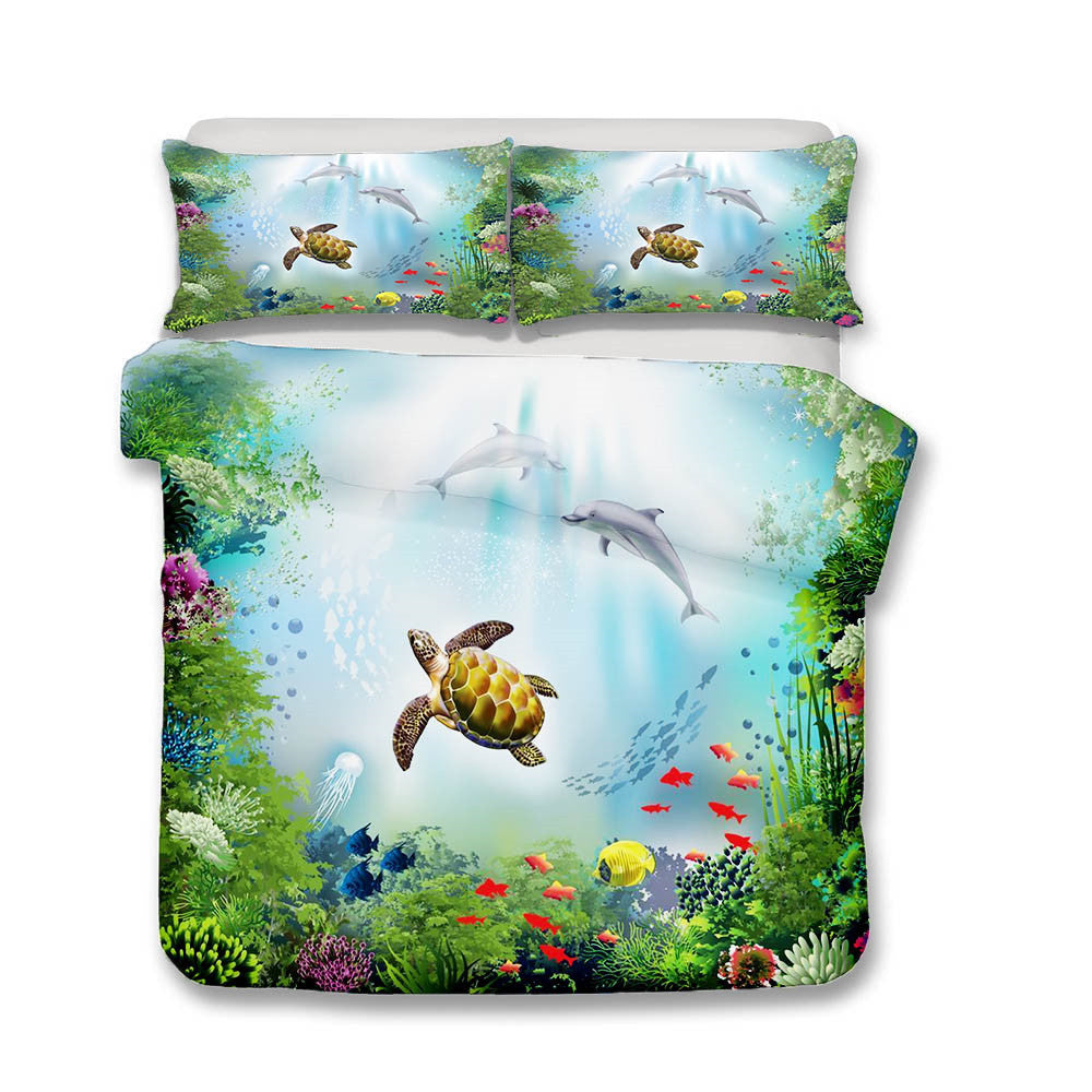 Ropa de cama textil Underwater World