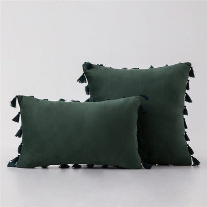 Velvet sofa pillowcase