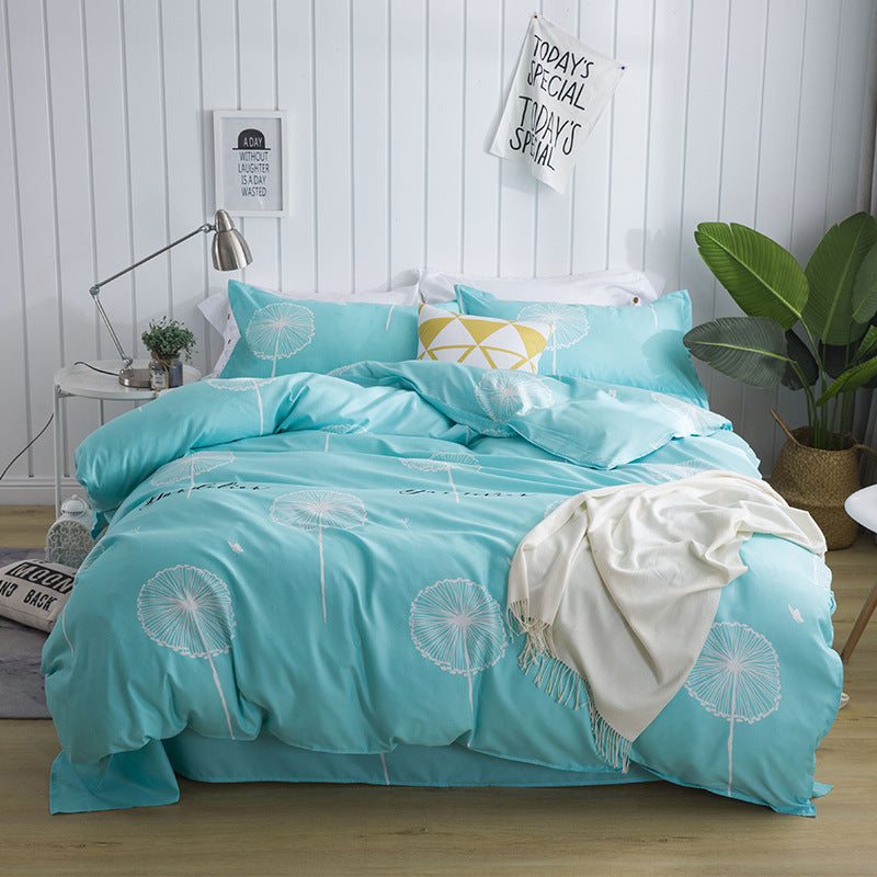 Drap de lit en coton Aloe pour dortoir