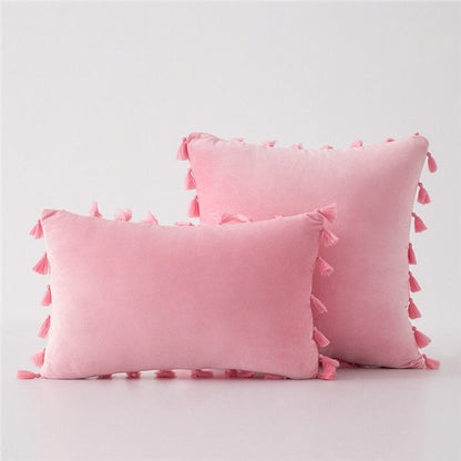 Velvet sofa pillowcase