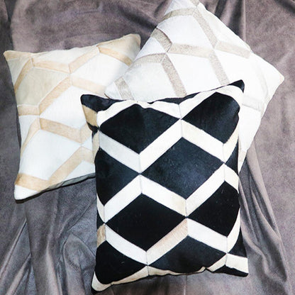 Home sofa cowhide pillow