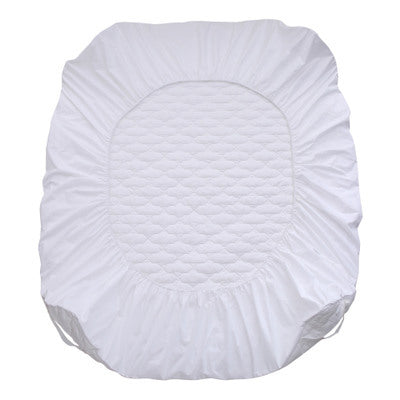 Funda de cama impermeable de color blanco