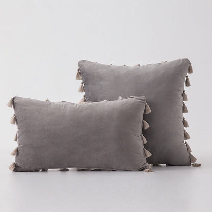 Velvet sofa pillowcase