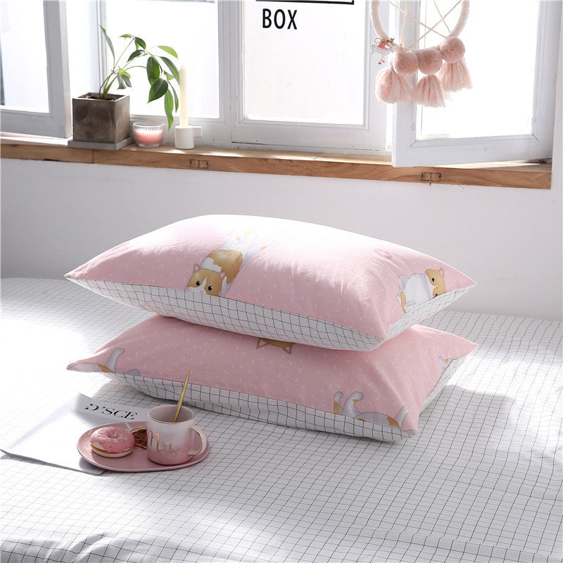 Four-piece cotton bedding set