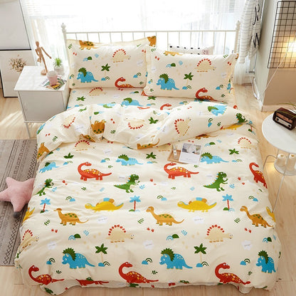 Four-piece cartoon bed