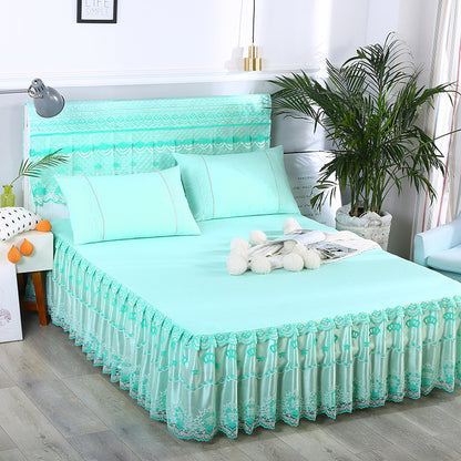 Lace bedspread lace bed skirt