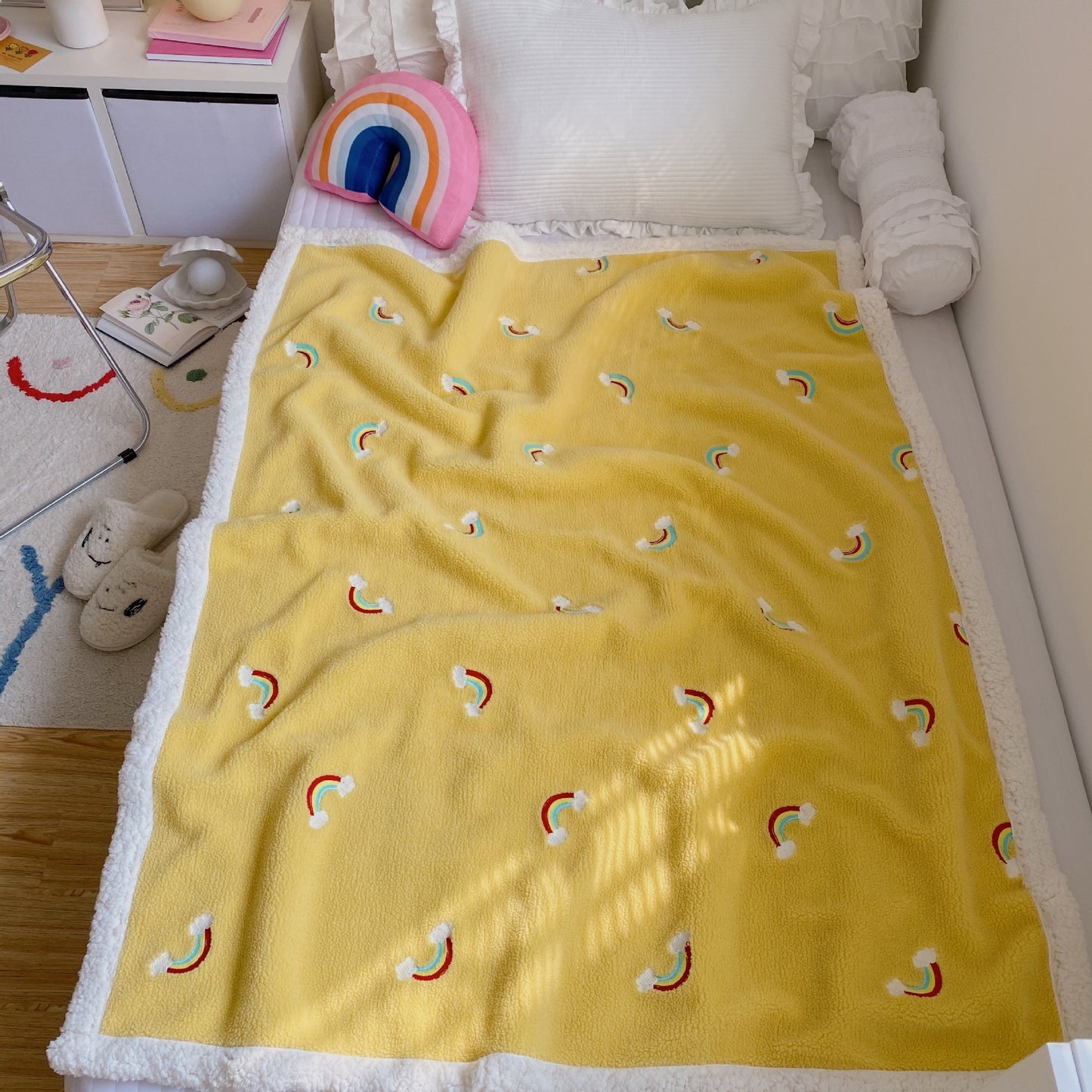 Children's Double-Sided Lamb Velvet Blanket Blanket Cover Blanket Quilt