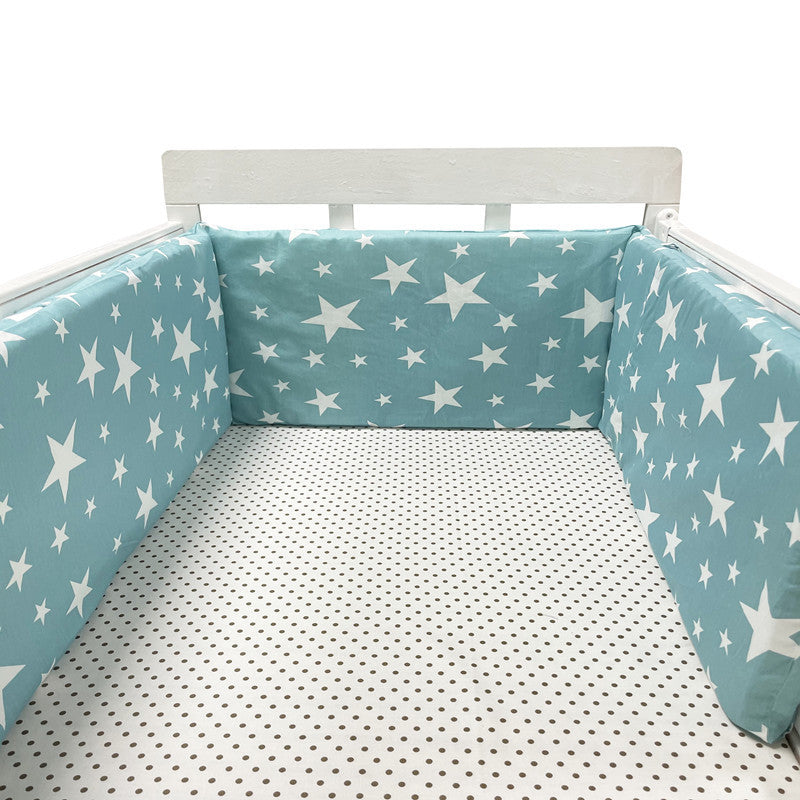 Barrière de lit pour bébé quatre saisons en coton anti-chute