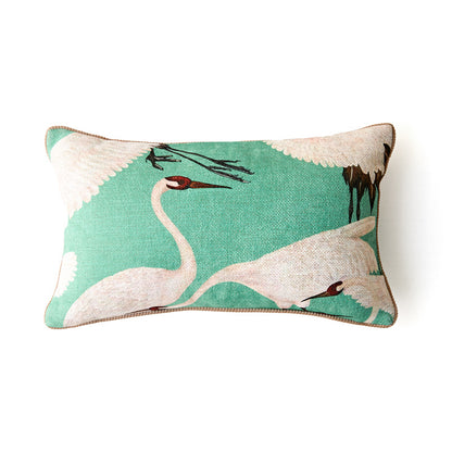 American Sofa Crane Dance Pillow Cushion