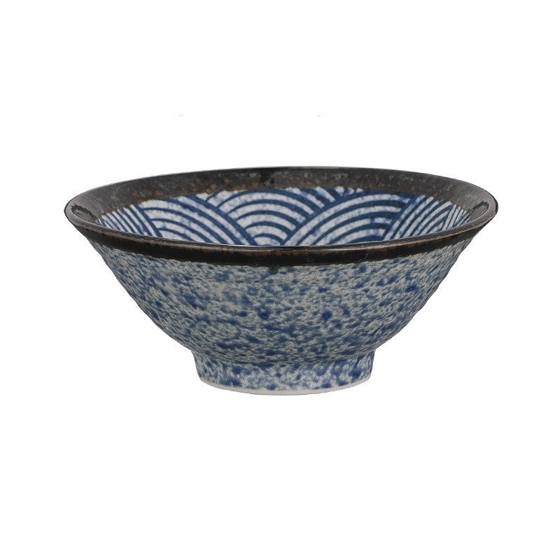 Japanese Sea Ripple Hat Creative Large Noodle Bowl