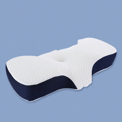 Almohada de espuma viscoelástica de rebote lento con soporte para el cuello