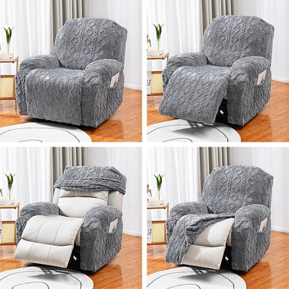 Chivas Sofa Cover First Class All-inclusive Electric Seat Cover Single Elastic Recliner Cover