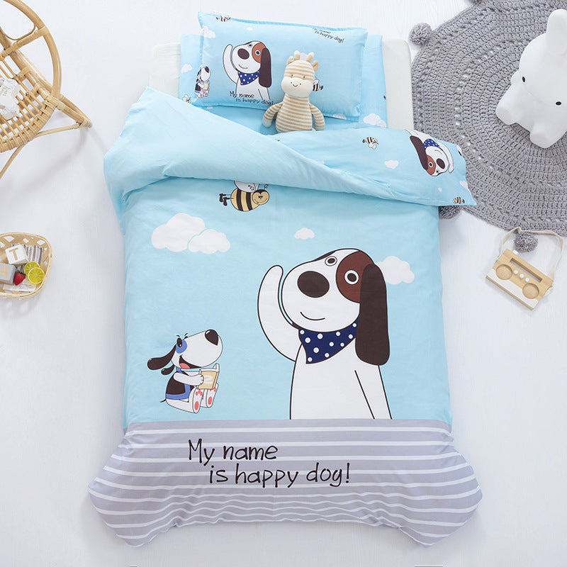 Ensemble de literie pour bébé en pur coton pour sieste avec ensemble de 3 pièces