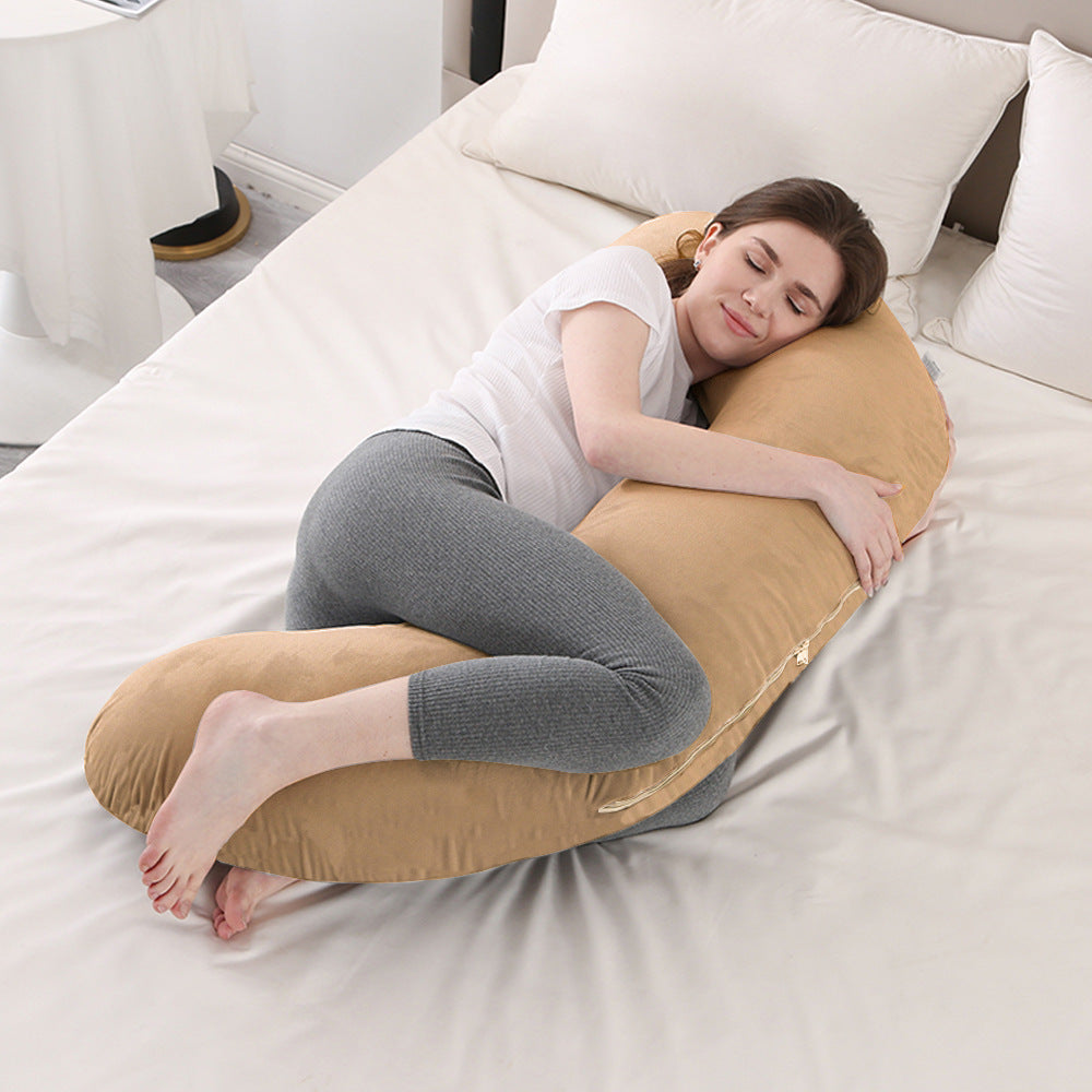 Pregnant Women Nursing Pillow Comfortable Sleep Side Lying Waist Support Slope Pillow Candy Type Pregnancy Pillow