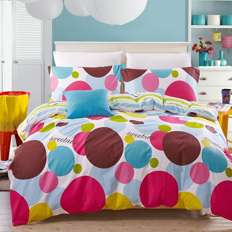 Four-piece cartoon bed