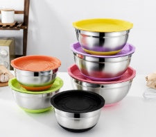 Stainless Steel Non-Magnetic Salad Bowl Thickened