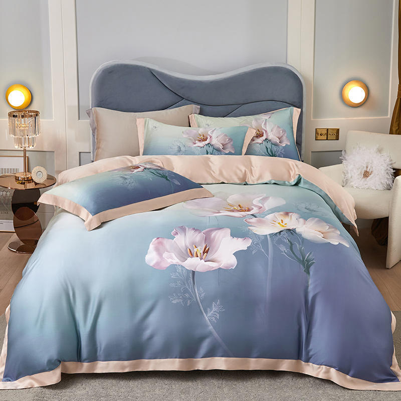 Tencel Four-piece Large Version Series Focus On High-end Bedding