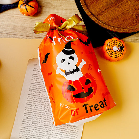 Halloween Pumpkin Snack Bag Party Candy Bag