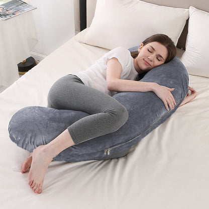 Pregnant Women Nursing Pillow Comfortable Sleep Side Lying Waist Support Slope Pillow Candy Type Pregnancy Pillow