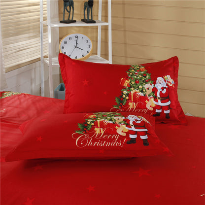 Three or four sets of cotton 3D Christmas