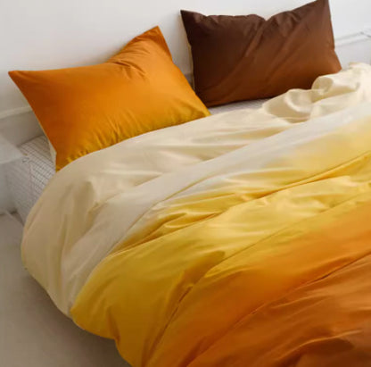 Simple Gradient Color Bed Four Sets Of Cotton Pure