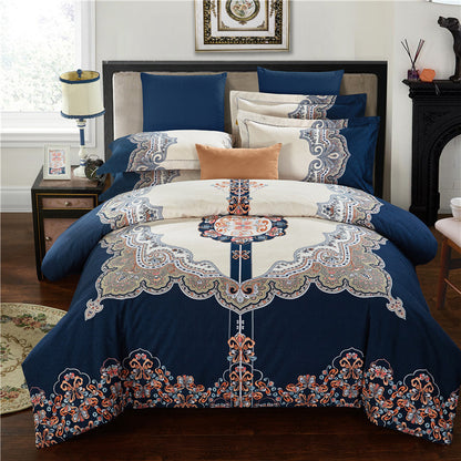 Four-piece cotton bed