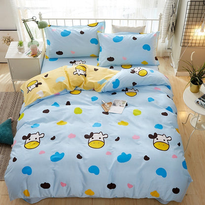 Four-piece cartoon bed