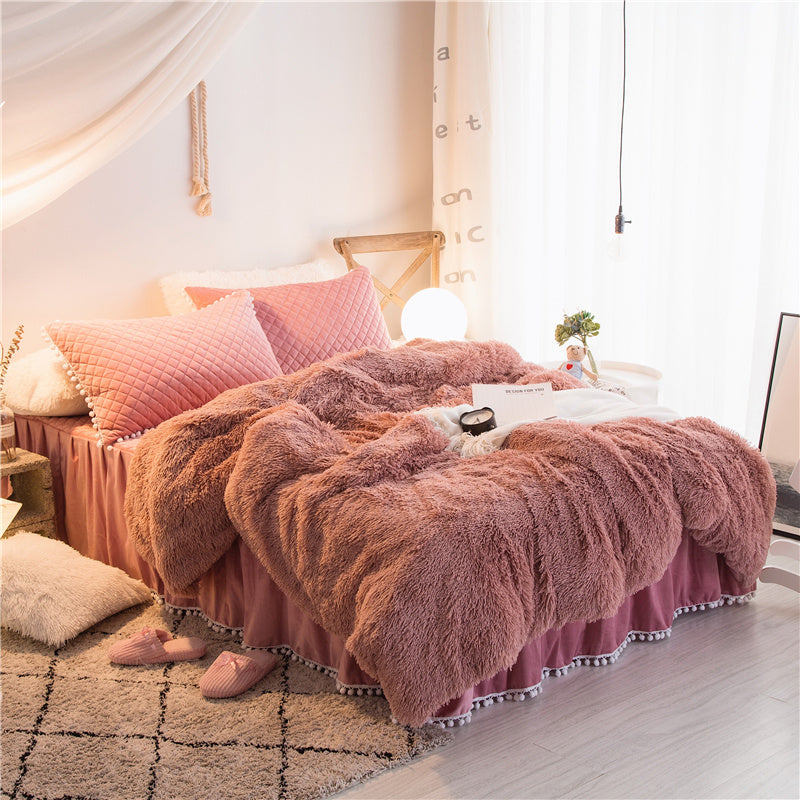 Korean mink velvet warm bedding