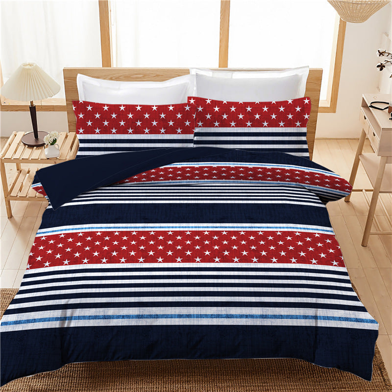 Three-piece Quilt Cover Sheet For Bedding