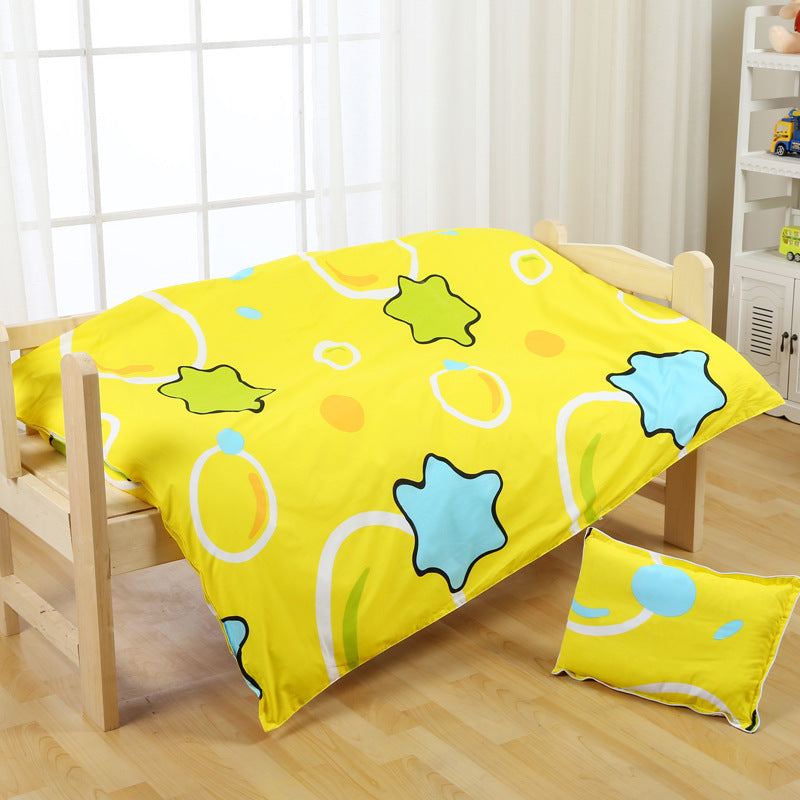 Three-piece set of kindergarten bed