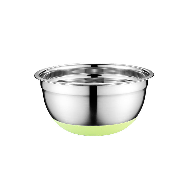 Stainless Steel Non-Magnetic Salad Bowl Thickened