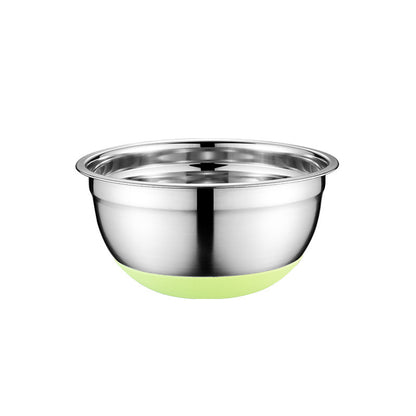 Stainless Steel Non-Magnetic Salad Bowl Thickened